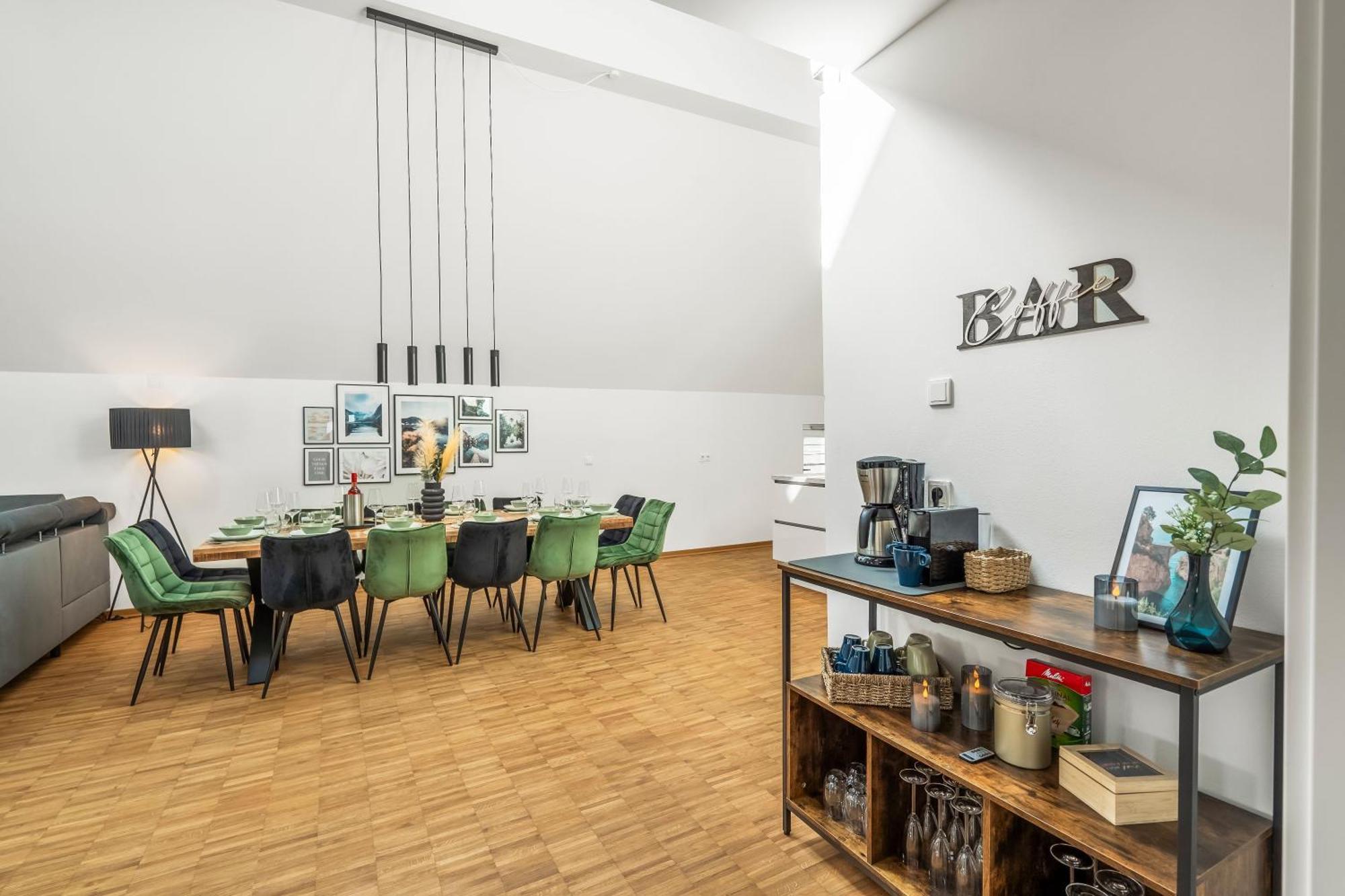 Dnd Design Loft I 170Qm I Parken I Balkon I Workstation I Netflix I Kaffee I Waschmaschine I Trockner I Xbox I Ausblick Διαμέρισμα Βίρτσμπουργκ Εξωτερικό φωτογραφία