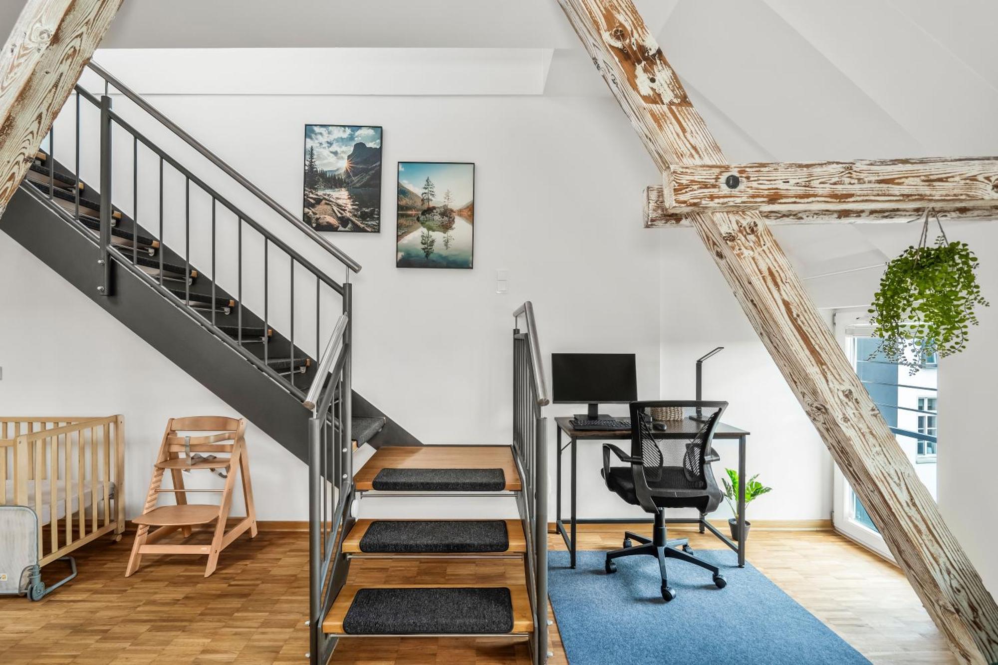 Dnd Design Loft I 170Qm I Parken I Balkon I Workstation I Netflix I Kaffee I Waschmaschine I Trockner I Xbox I Ausblick Διαμέρισμα Βίρτσμπουργκ Εξωτερικό φωτογραφία