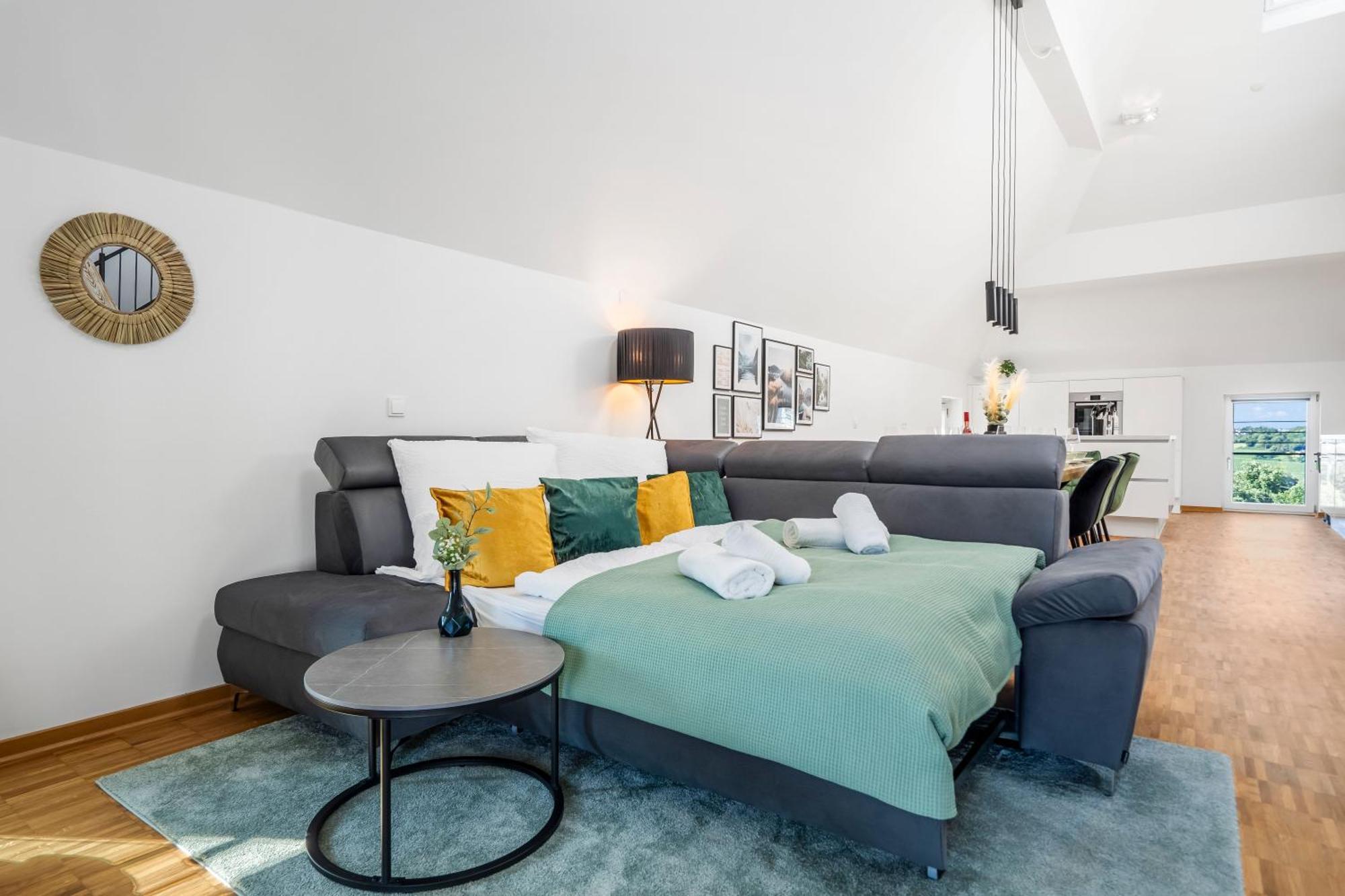 Dnd Design Loft I 170Qm I Parken I Balkon I Workstation I Netflix I Kaffee I Waschmaschine I Trockner I Xbox I Ausblick Διαμέρισμα Βίρτσμπουργκ Εξωτερικό φωτογραφία