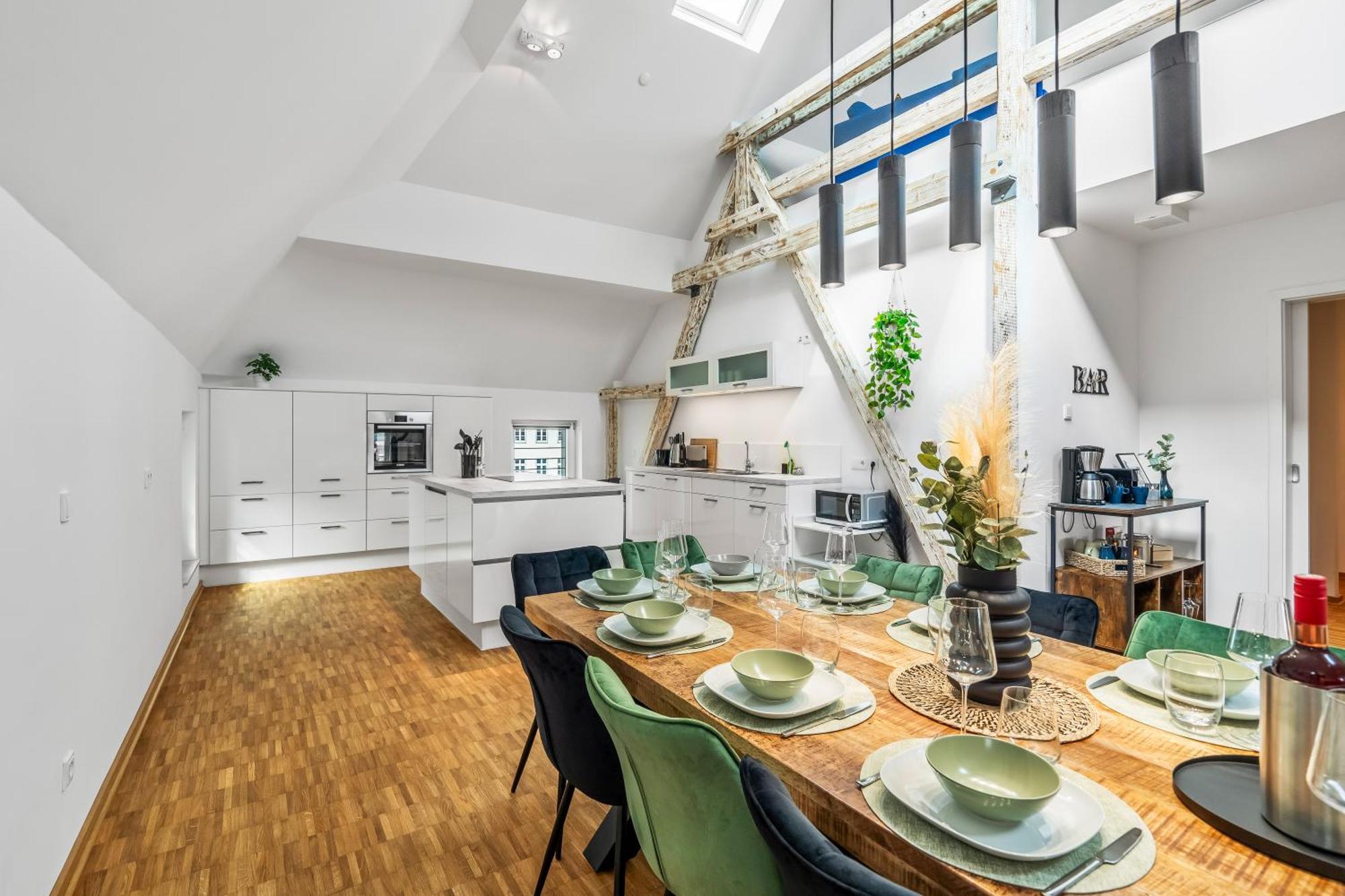 Dnd Design Loft I 170Qm I Parken I Balkon I Workstation I Netflix I Kaffee I Waschmaschine I Trockner I Xbox I Ausblick Διαμέρισμα Βίρτσμπουργκ Εξωτερικό φωτογραφία